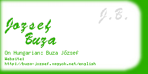 jozsef buza business card
